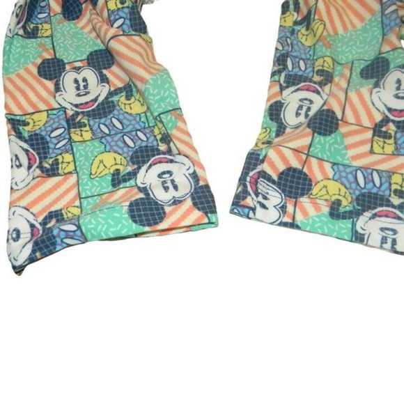 LulaRoe Mickey Mouse Colorful Women's One Size Leggings Pants - Picture 4 of 6